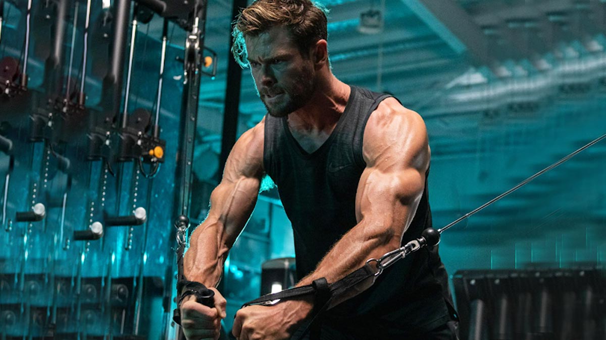 Chris Hemsworth home workout routine bodyweight plan
