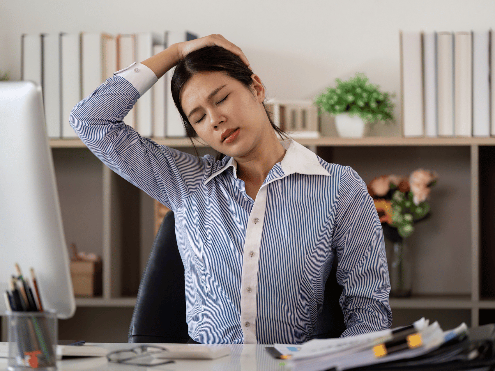 Stress Relief and Energy Boost desk exercises
